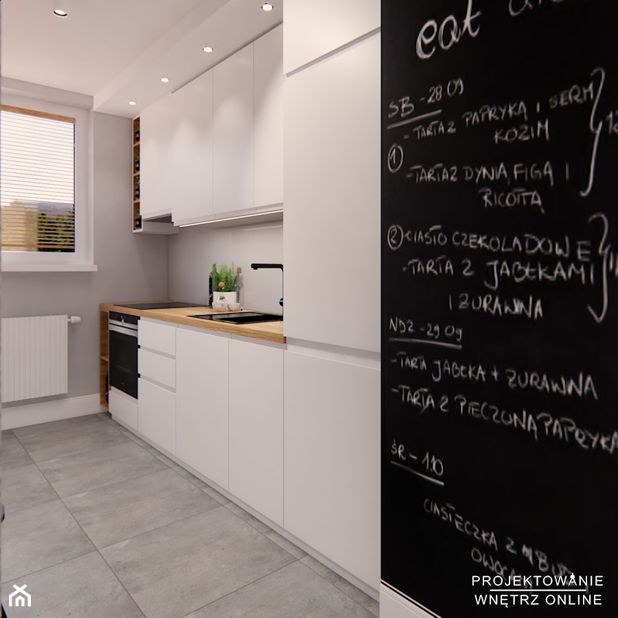 Projekt kuchni i salonu IKEA - zdjęcie od Projektowanie Wnetrz Online