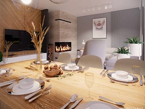 Projekt domu w stylu skandynawskim - zdjęcie od Projektowanie Wnetrz Online