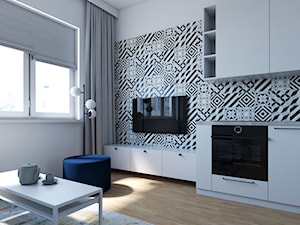 Funkcjonalne nowoczesne mieszkanie - zdjęcie od Projektowanie Wnetrz Online