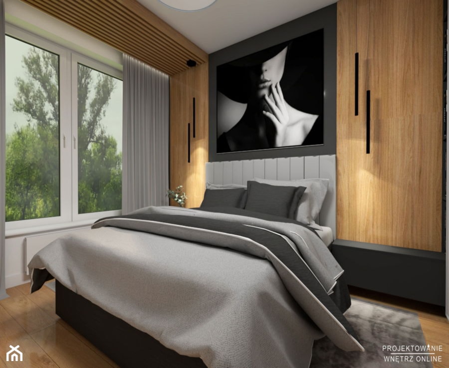 Aranżacja mieszkania w stylu nowoczesnym - zdjęcie od Projektowanie Wnetrz Online - Homebook
