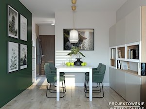 Projekt mieszkania 35 m2 - Salon, styl nowoczesny - zdjęcie od Projektowanie Wnetrz Online