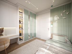 Aranżacja wnętrza domu w stylu glamour - Pokój dziecka, styl glamour - zdjęcie od Projektowanie Wnetrz Online