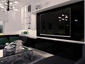 Aranżacja nowoczesnego salonu - zdjęcie od Projektowanie Wnetrz Online