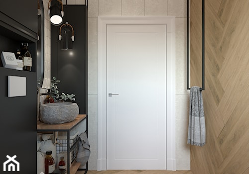 Aranżacja małej łazienki z prysznicem - zdjęcie od Projektowanie Wnetrz Online