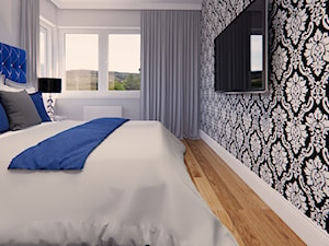 Aranżacja sypialni styl nowoczesny - zdjęcie od Projektowanie Wnetrz Online