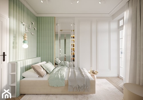 Aranżacja wnętrza domu w stylu glamour - Sypialnia, styl glamour - zdjęcie od Projektowanie Wnetrz Online