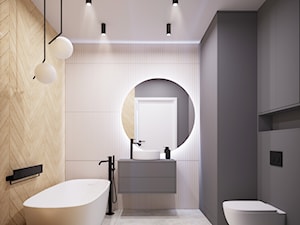 Łazienka z wanną wolnostojącą - zdjęcie od Projektowanie Wnetrz Online