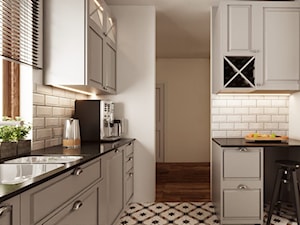 Projekt domu z poddaszem - Kuchnia, styl nowoczesny - zdjęcie od Projektowanie Wnetrz Online