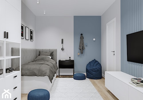Projekt mieszkania z motywem kwiatów - Pokój dziecka, styl nowoczesny - zdjęcie od Projektowanie Wnetrz Online