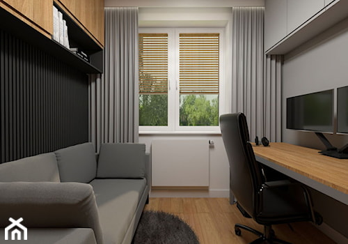 Aranżacja mieszkania w stylu nowoczesnym - zdjęcie od Projektowanie Wnetrz Online