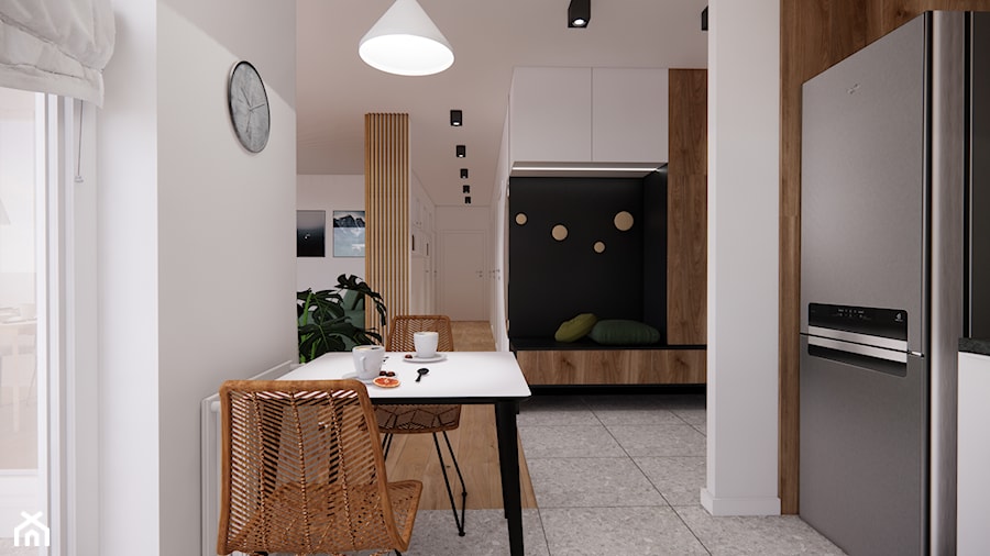 Nowoczesne mieszkanie stylowa aranżacja - zdjęcie od Projektowanie Wnetrz Online