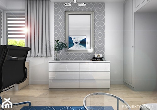 Gabinet do pracy w domu - Biuro - zdjęcie od Projektowanie Wnetrz Online