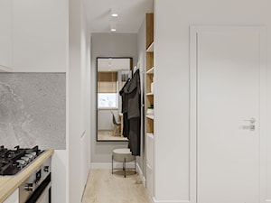 Projekt mieszkania 3 pokojowego - Hol / przedpokój, styl nowoczesny - zdjęcie od Projektowanie Wnetrz Online