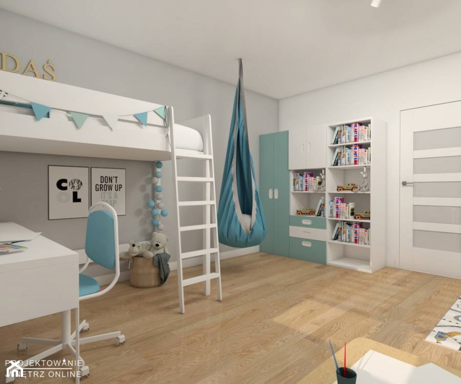Pokój dziecięcy IKEA - zdjęcie od Projektowanie Wnetrz Online