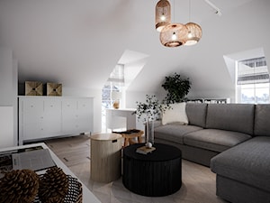 Aranżacja wnętrza domu w stylu glamour - Salon, styl nowoczesny - zdjęcie od Projektowanie Wnetrz Online