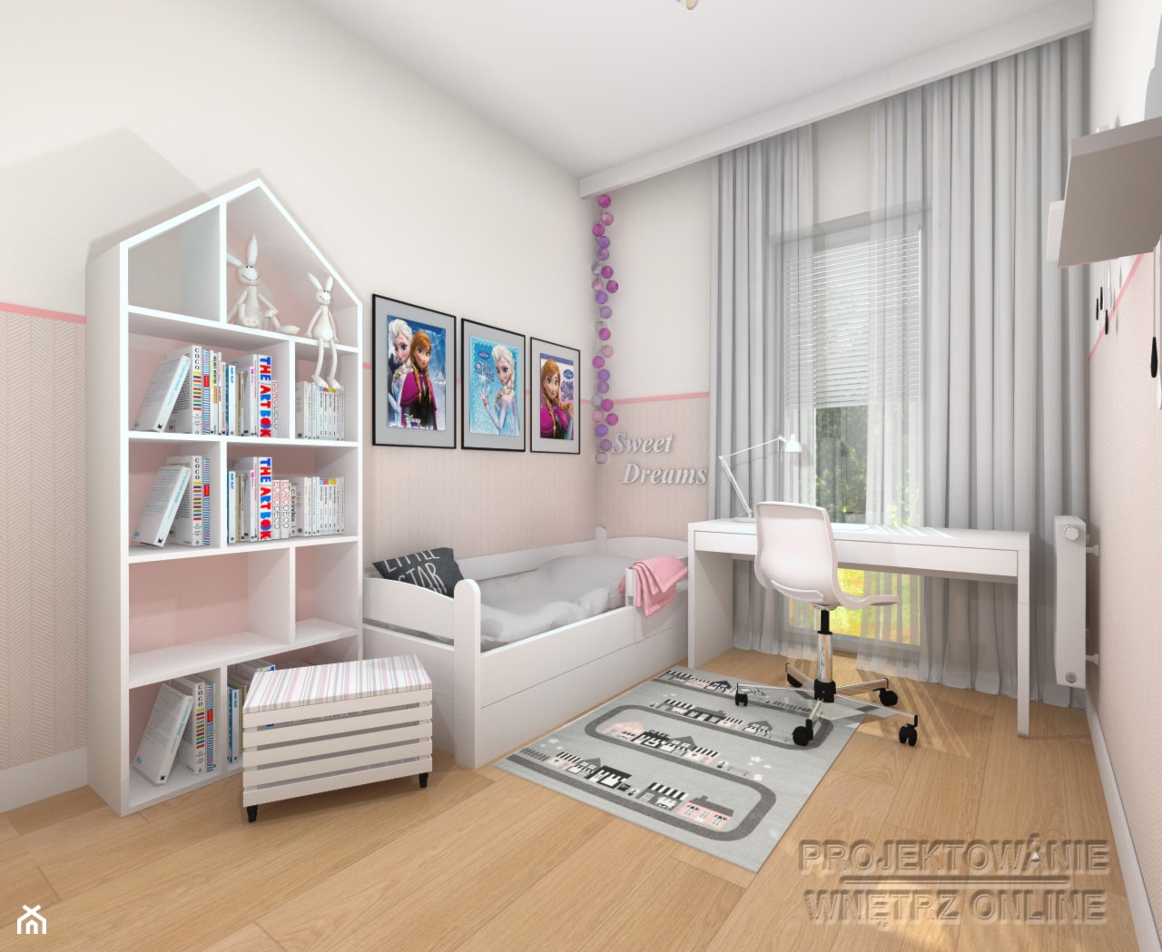 Projekt pokoju dziecka - zdjęcie od Projektowanie Wnetrz Online - Homebook