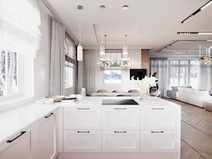 Aranżacja wnętrza domu w stylu glamour - Kuchnia, styl glamour - zdjęcie od Projektowanie Wnetrz Online