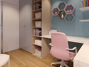 Różowy pokój dziecięcy - zdjęcie od Projektowanie Wnetrz Online