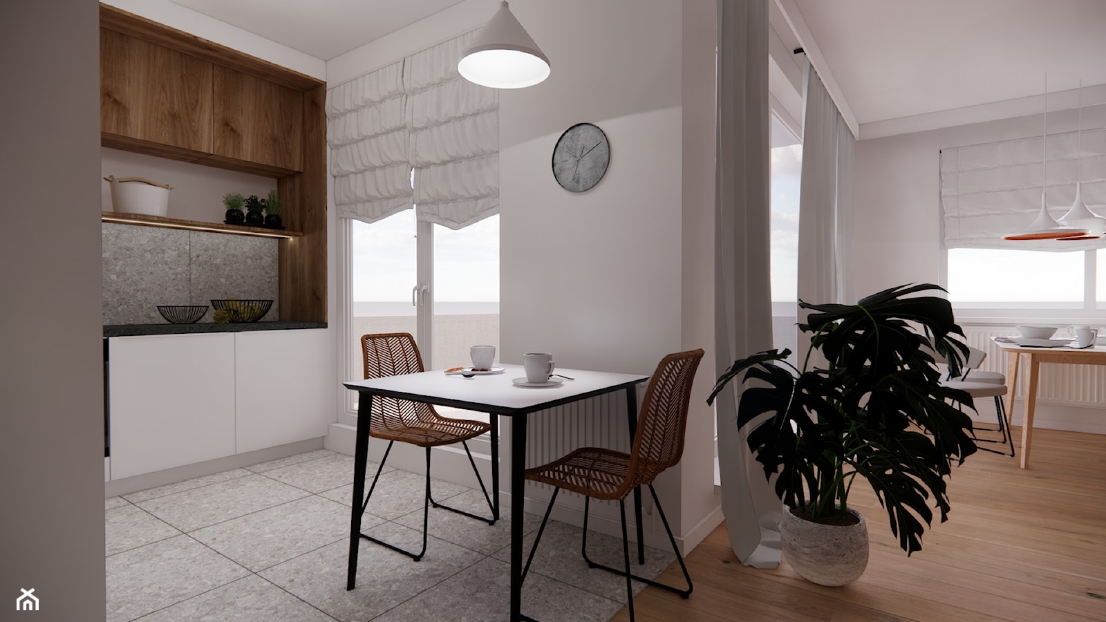 Nowoczesne mieszkanie stylowa aranżacja - zdjęcie od Projektowanie Wnetrz Online - Homebook