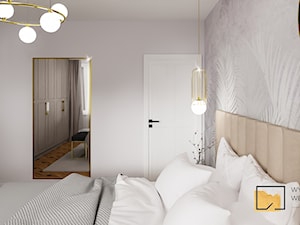 Sypialnia w beżach w stylu modern classic - Sypialnia - zdjęcie od Wydział Spraw Wewnętrznych