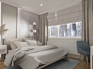 Sypialnia w stylu modern classic w beżach - zdjęcie od Wydział Spraw Wewnętrznych