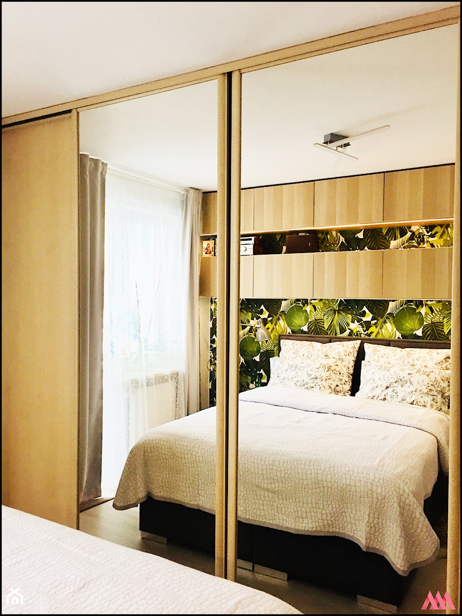 Metamorfoza Sypialni - Średnia sypialnia, styl nowoczesny - zdjęcie od MWZ Architektura Wnętrz