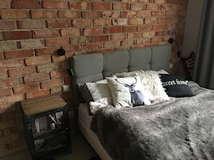 Aranżacja sypialni w stylu skandynawskim - płytki Lico Toruńskie Retro
