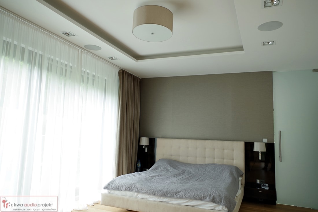 Multiroom realizujący nagłośnienie domu - Sypialnia - zdjęcie od akwaaudio - Homebook