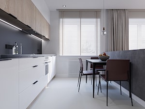 Projekt wnętrza mieszkania 143 m2 - Kuchnia, styl nowoczesny - zdjęcie od Marcin Tomaszewski - Studio Projektowe