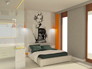 Sypialnia, styl nowoczesny - zdjęcie od KRAMKOWSKA | PRACOWNIA WNĘTRZ