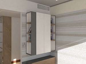Projekt mieszkania na Powiślu - Garderoba, styl nowoczesny - zdjęcie od KRAMKOWSKA | PRACOWNIA WNĘTRZ