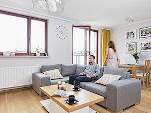 Mieszkanie na Pradze - Salon, styl minimalistyczny - zdjęcie od KRAMKOWSKA | PRACOWNIA WNĘTRZ
