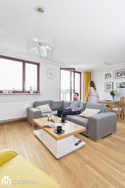 Mieszkanie na Pradze - Salon, styl minimalistyczny - zdjęcie od KRAMKOWSKA | PRACOWNIA WNĘTRZ