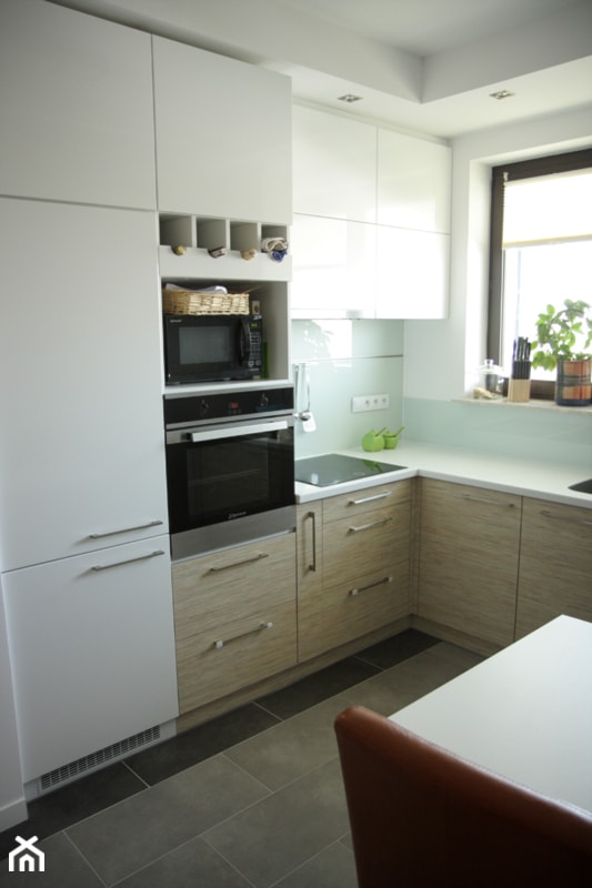 mieszkanie Warszawa-Bielany, Wólczyńska - Kuchnia, styl nowoczesny - zdjęcie od KRAMKOWSKA | PRACOWNIA WNĘTRZ