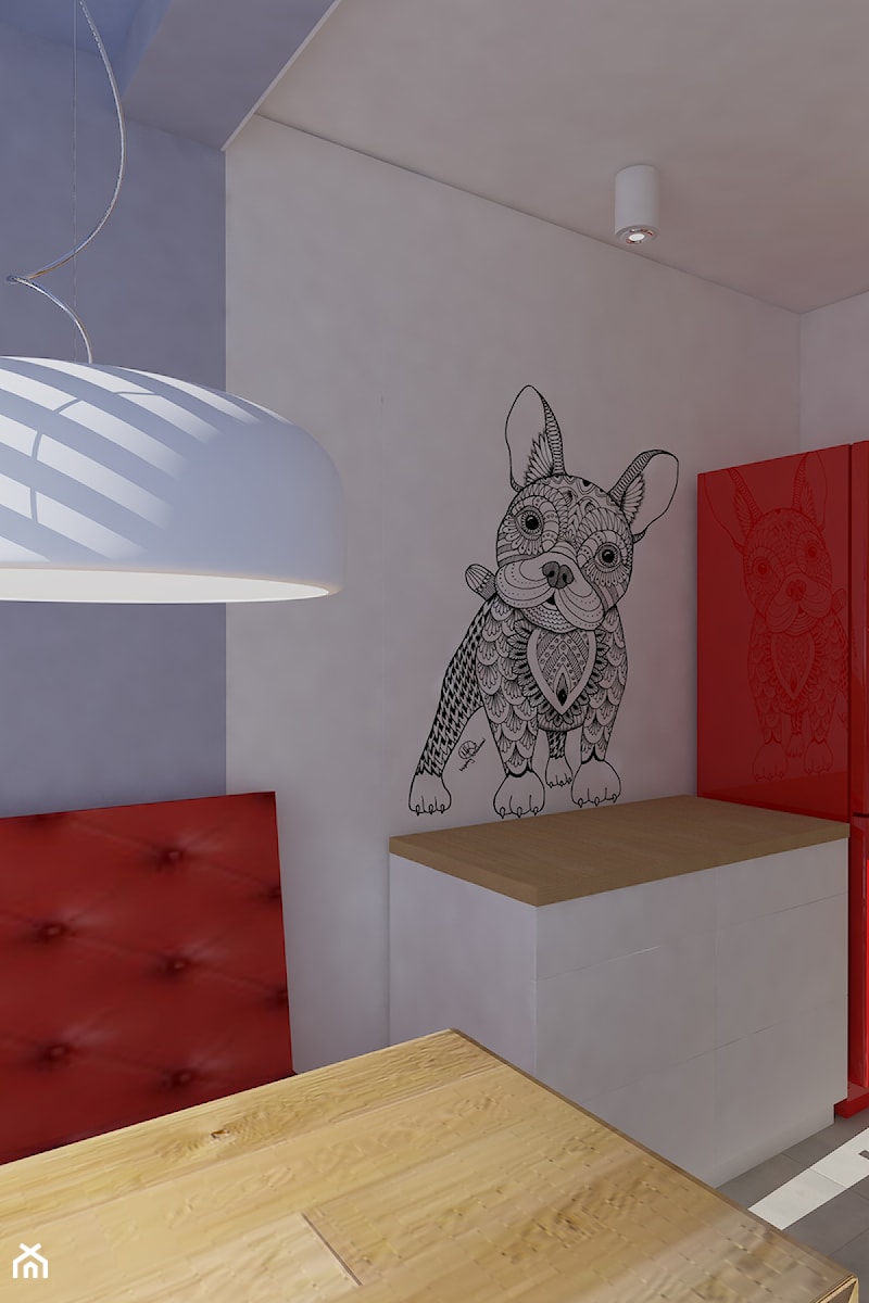 Projekt koncepcyjny mieszkania 3 - Kuchnia, styl nowoczesny - zdjęcie od KRAMKOWSKA | PRACOWNIA WNĘTRZ