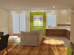 Mieszkanie na Woli - Salon, styl nowoczesny - zdjęcie od KRAMKOWSKA | PRACOWNIA WNĘTRZ