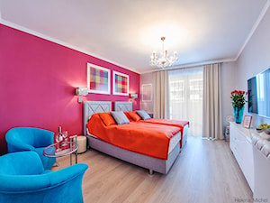 kolorowa sypialnia - zdjęcie od Helena Michel Design