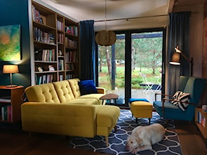 salon domu na skraju lasu - zdjęcie od Helena Michel Design