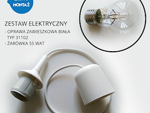 Lampa KOPERTA zestaw elektryczny - zdjęcie od gotkadizajn