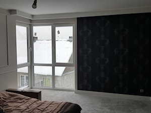 Mała średnia sypialnia, styl nowoczesny - zdjęcie od SPATIUM Hanna Blicharska