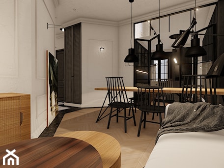 Aranżacje wnętrz - Salon: FERENS DESIGN - APARTAMENT STASZICA - Joanna Ferens Hofman Ferens design. Przeglądaj, dodawaj i zapisuj najlepsze zdjęcia, pomysły i inspiracje designerskie. W bazie mamy już prawie milion fotografii!