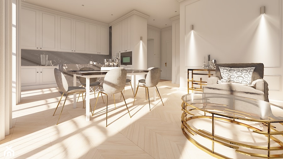 APARTAMENT W ŁÓDZKIEJ KAMIENICY - zdjęcie od Joanna Ferens Hofman Ferens design