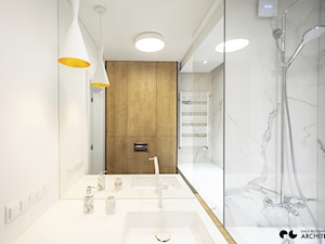 Mieszkanie dla 1 osoby // realizacja - Łazienka, styl nowoczesny - zdjęcie od Emilia Bogdanowicz ARCHITEKT