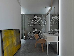 2R - Średni biały hol / przedpokój, styl nowoczesny - zdjęcie od MK Architektura Wnętrz
