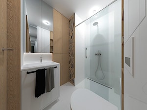 Mała łazienka w Częstochowie. *ww - Łazienka, styl nowoczesny - zdjęcie od MK Architektura Wnętrz