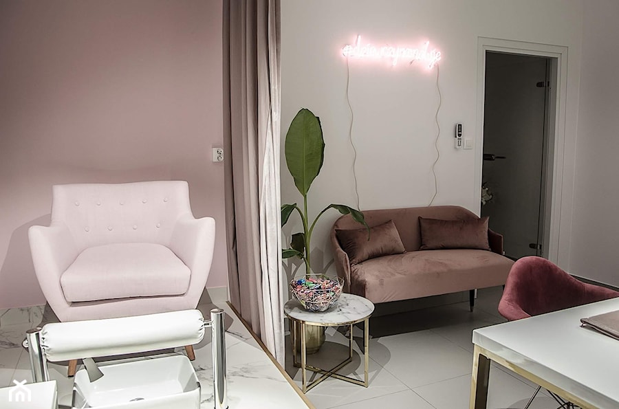 Salon manicure i pedicure na Powiślu - Wnętrza publiczne, styl nowoczesny - zdjęcie od Karina Urbańska interiors