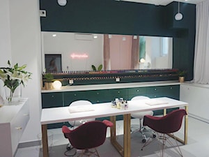 Salon manicure i pedicure na Powiślu - Wnętrza publiczne, styl nowoczesny - zdjęcie od Karina Urbańska interiors