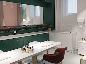 Salon manicure i pedicure na Powiślu - Wnętrza publiczne, styl nowoczesny - zdjęcie od Karina Urbańska interiors