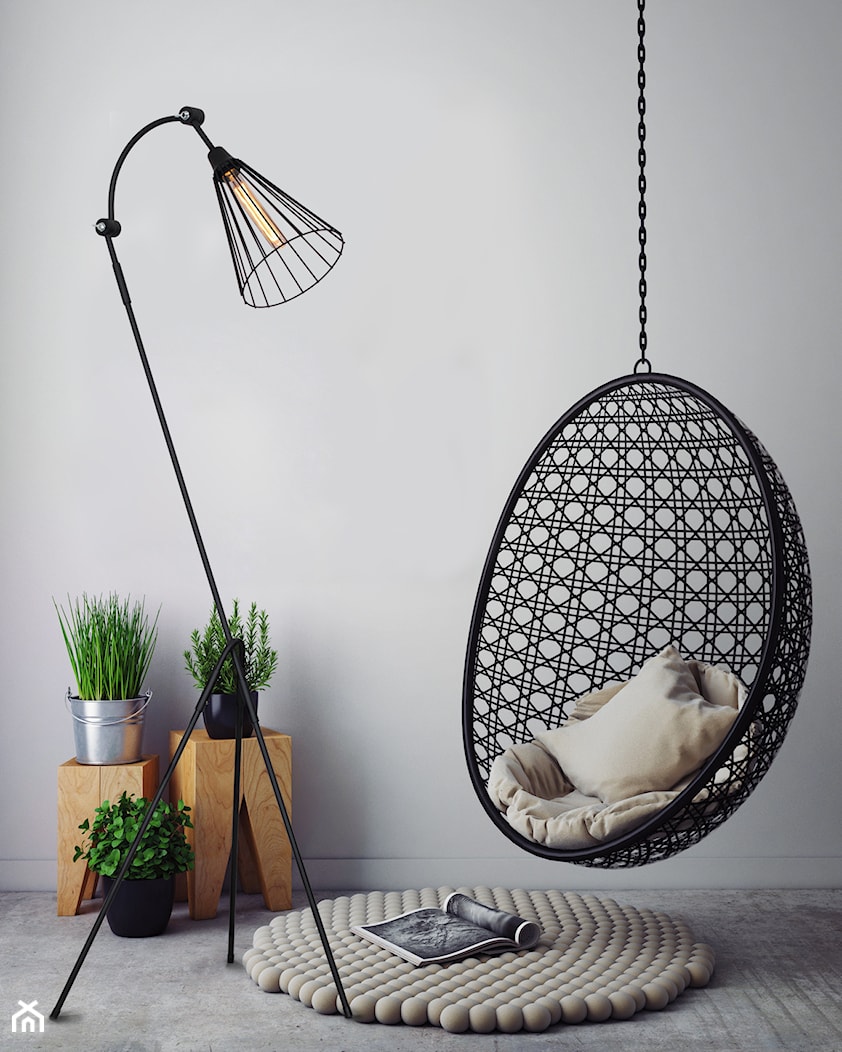 Salon w stylu skandynawskim z lampami Aldex - zdjęcie od Lampomat - Homebook