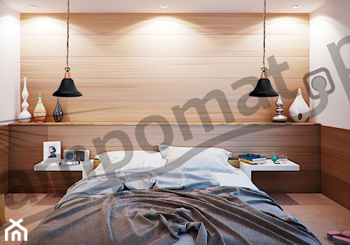 Sypialnia w stylu skandynawskim z lampami Aldex - zdjęcie od Lampomat